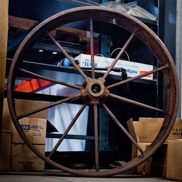 Custom design furniture - Canal Dover Custom Wagon Wheel