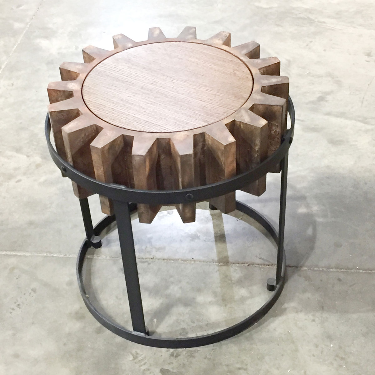 Hospitality furniture made in America - Gear Cog Table
